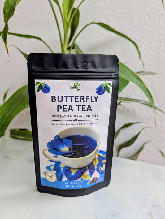 Dried Butterfly Pea Flower Herbal Tea – 100% Natural