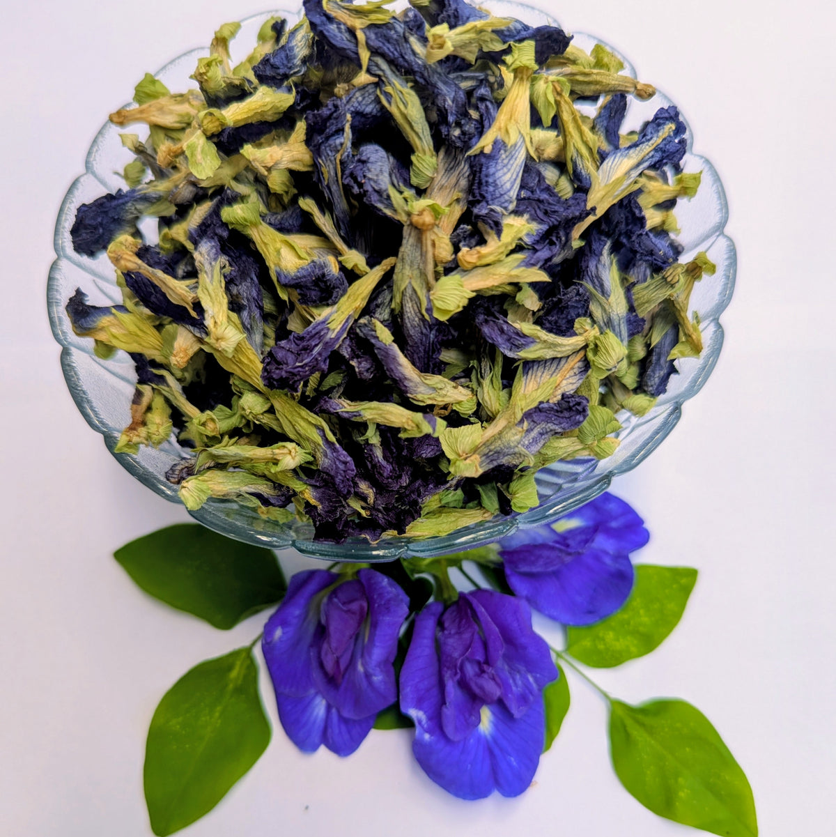 Dried Butterfly Pea Flower Herbal Tea – 100% Natural