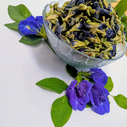 Dried Butterfly Pea Flower Herbal Tea – 100% Natural