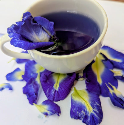 Dried Butterfly Pea Flower Herbal Tea – 100% Natural