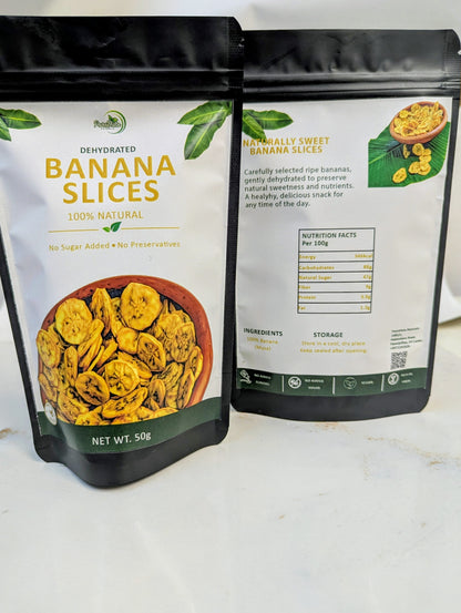 Premium Dehydrated Banana Slices