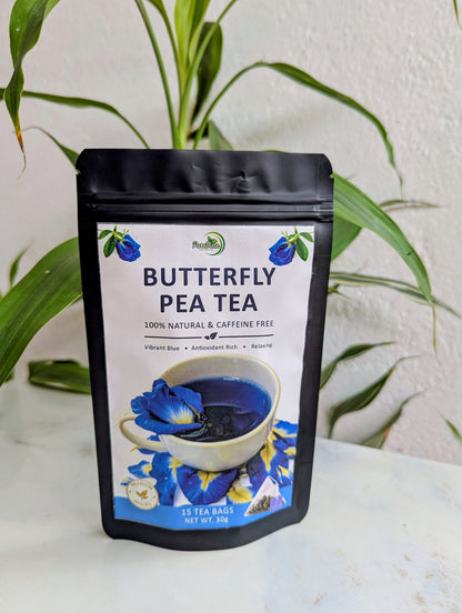 Dried Butterfly Pea Flower Herbal Tea – 100% Natural