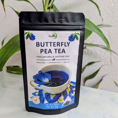 Dried Butterfly Pea Flower Herbal Tea – 100% Natural